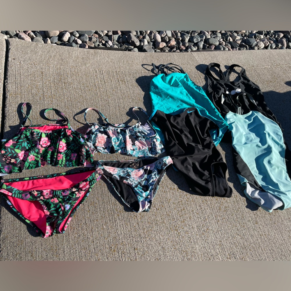 Girls size 12-16 bathing suit lot